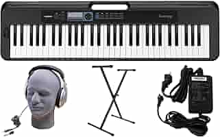 CASIO CT-S300 61鍵 ブラック Casio CT-S300 61-Key Portable Electronic Piano with Stand